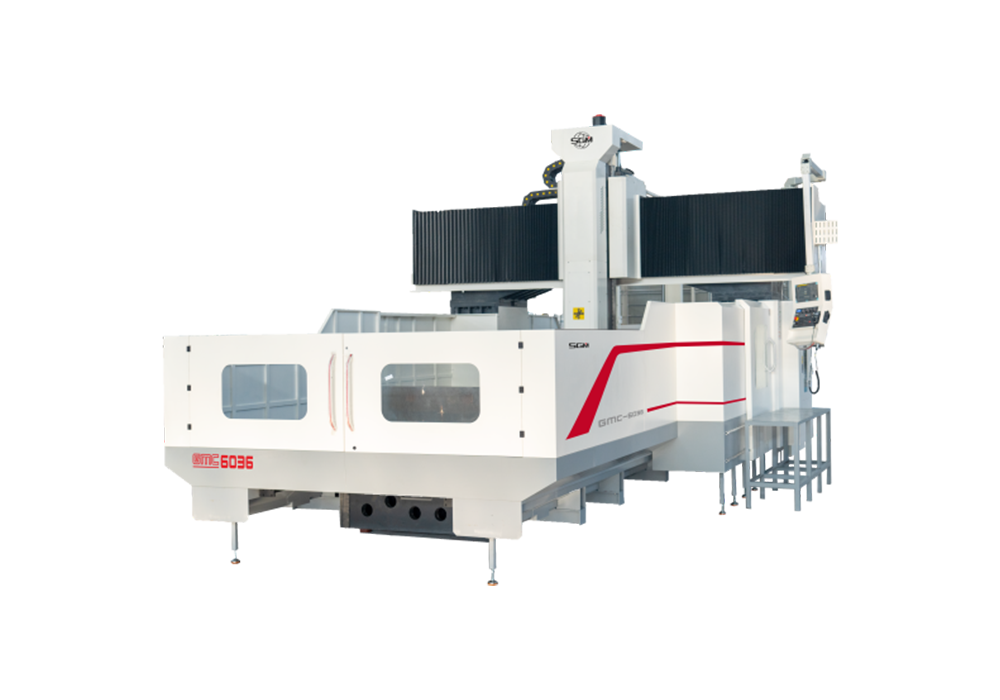 GMC-6036 การประมวลผลชิ้นส่วนขนาดใหญ่ศูนย์เครื่องจักรกลโครงสําหรับตั้งสิ่งของเสาคู่